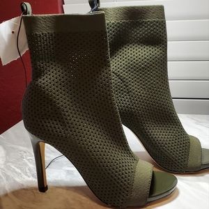 Catherine Malandrino Olive Ankle Boots